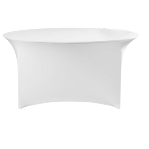 Tafelhoes wit rond 150