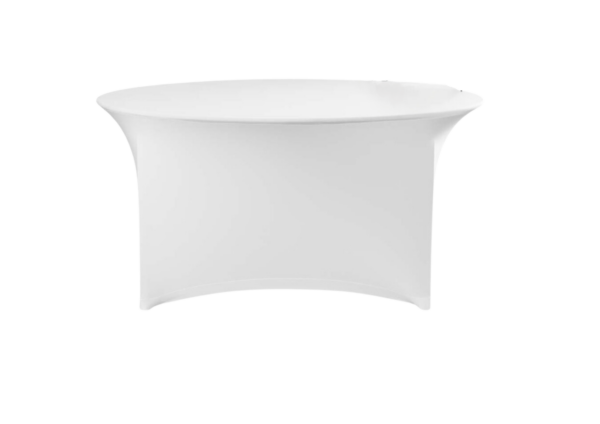 Tafelhoes wit rond 150