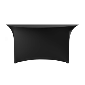 Tafelhoes zwart rond 150