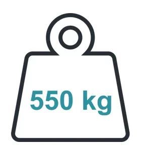 Ballast 550 kg